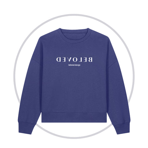 Damen Sweatshirt (Lockerer Schnitt / 4 Farben)