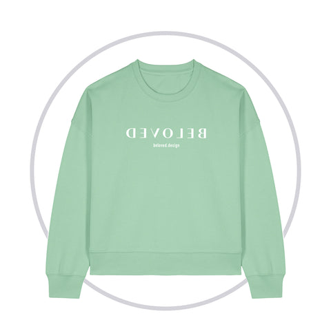 Damen Sweatshirt (Lockerer Schnitt / 4 Farben)