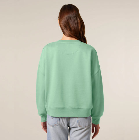 Damen Sweatshirt (Lockerer Schnitt / 4 Farben)