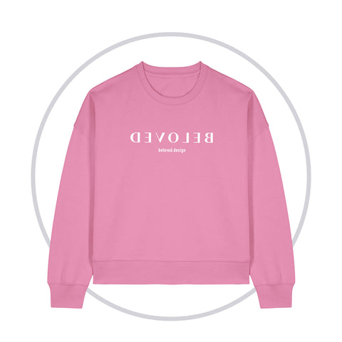Damen Sweatshirt (Lockerer Schnitt / 4 Farben)