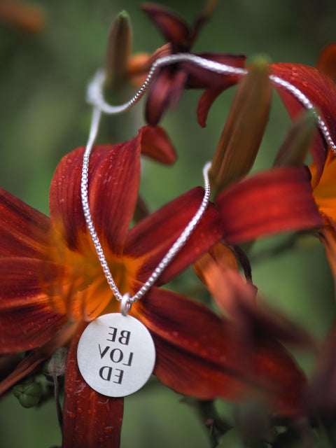 Venezianerkette mit Silber-Anhänger "Dreizeiler"