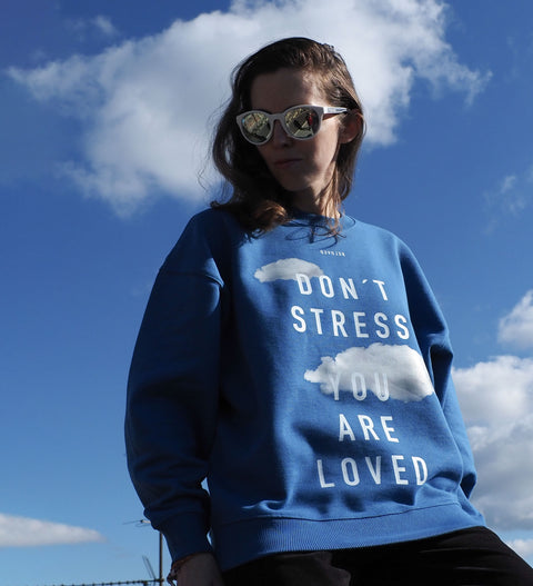 Oversize-Sweatshirt "Clouds"