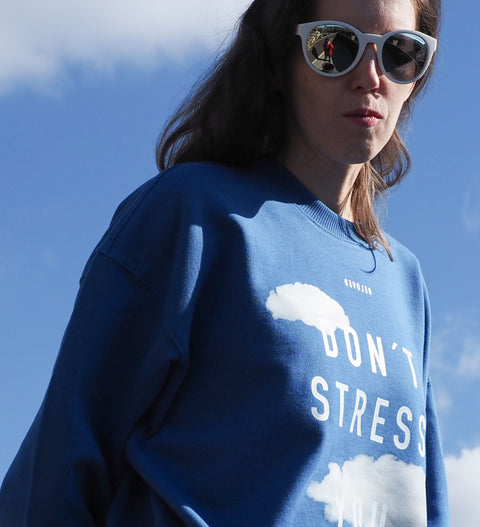 Oversize-Sweatshirt "Clouds"