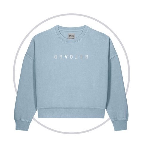 Damen Sweatshirt (Lockerer Schnitt / 4 Farben)