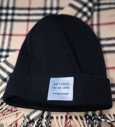 Minimalistischer Beanie (100% Baumwolle)