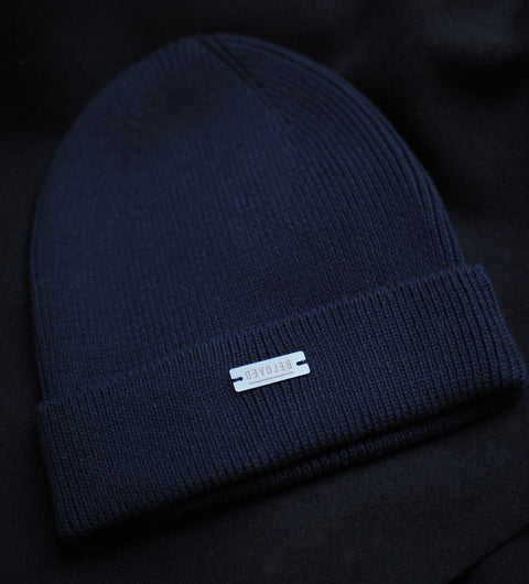 Minimalistischer Beanie (100% Baumwolle)
