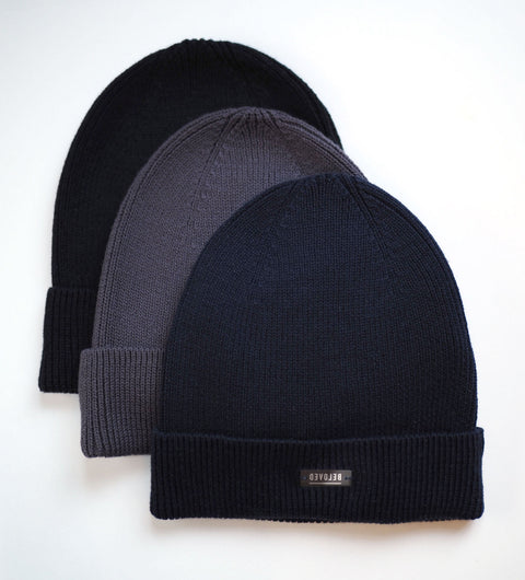 Minimalistischer Beanie (100% Baumwolle)