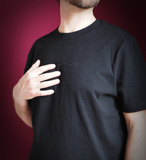 Heavy T-Shirt "Braille-Schrift"