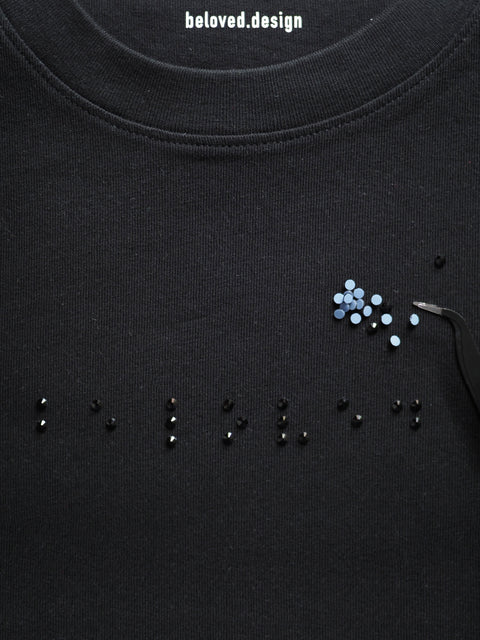 Heavy T-Shirt "Braille-Schrift"