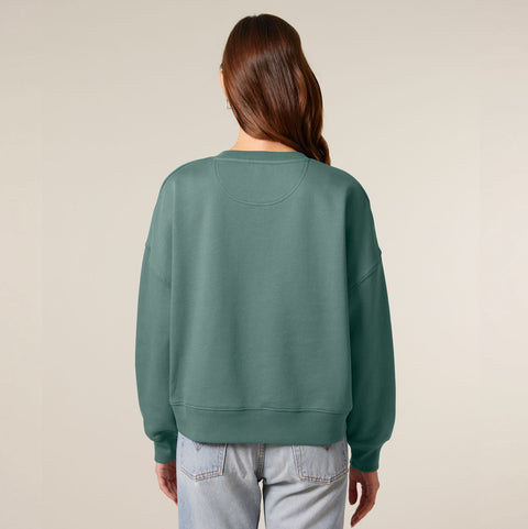 Damen Sweatshirt (Lockerer Schnitt / 4 Farben)