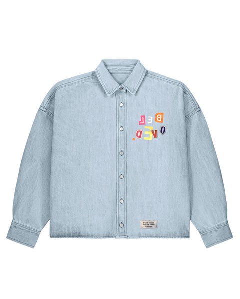 Damen Jeans Overshirt