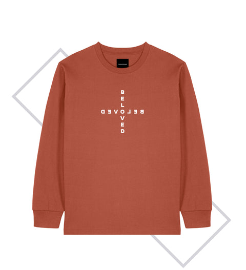 Langarm T‑Shirt  "Kreuz"