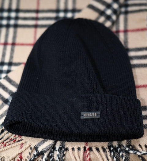 Minimalistischer Beanie (100% Baumwolle)